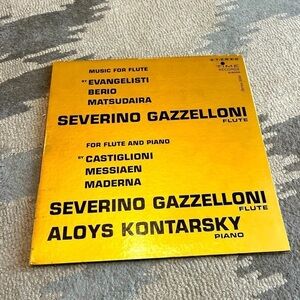 GAZZELLONI & KONTARSKY vintage vinyl record from 1970